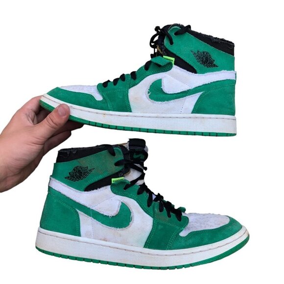 2020 Nike Air Jordan 1 High Zoom Air CMFT Stadium Green Size 10 - Picture 5 of 14